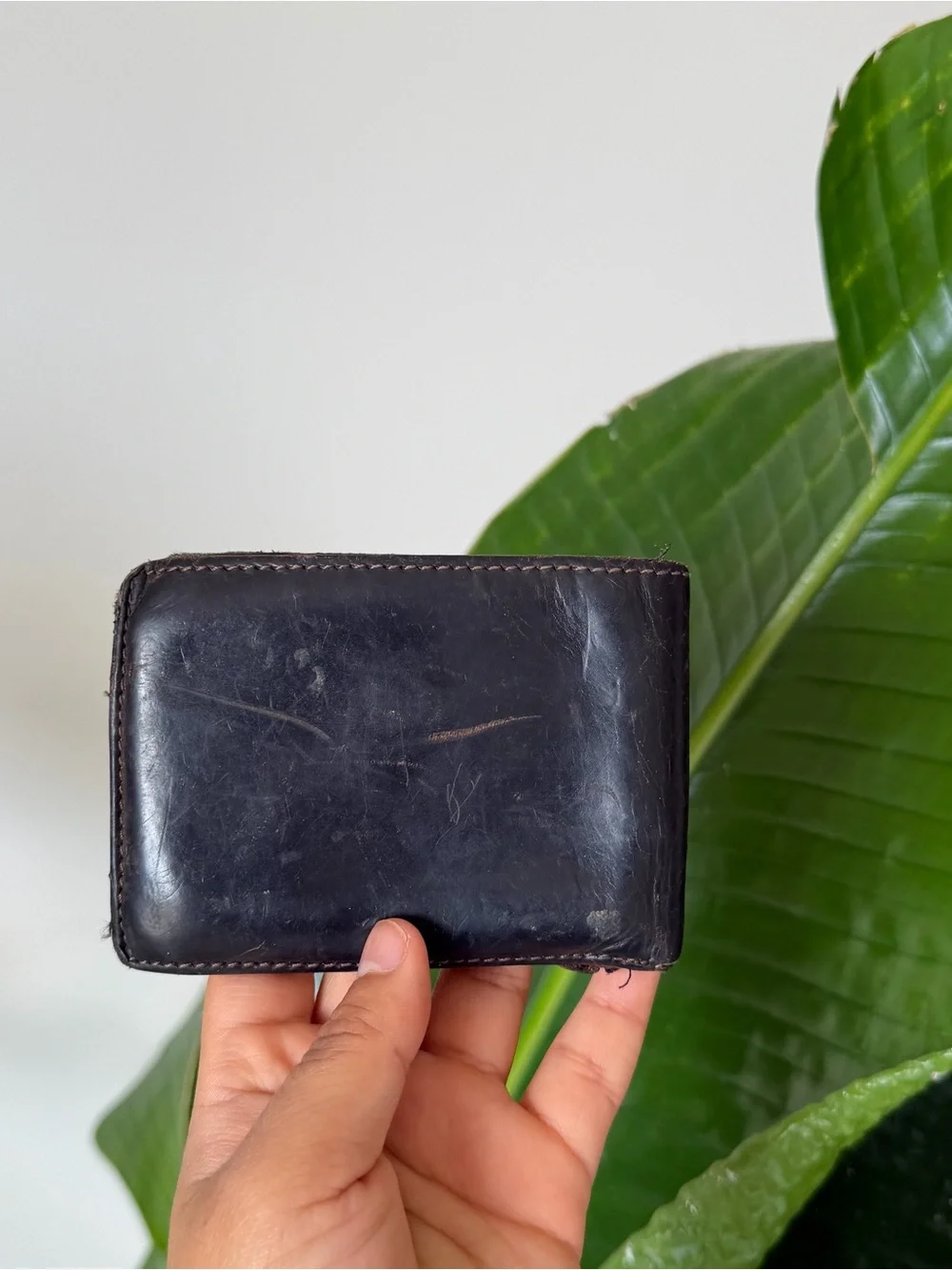 FOSSIL Classic Black Leather Bi-Fold Wallet